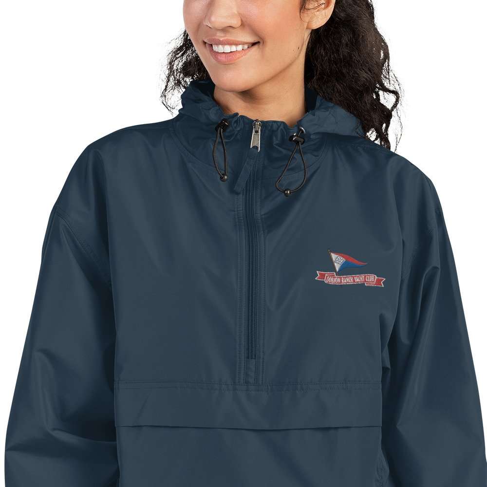 Download Dryc Embroidered Champion Packable Jacket Big T Shirt Shop At Hogfish Tees